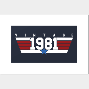 Vintage 1981 Aviator Posters and Art